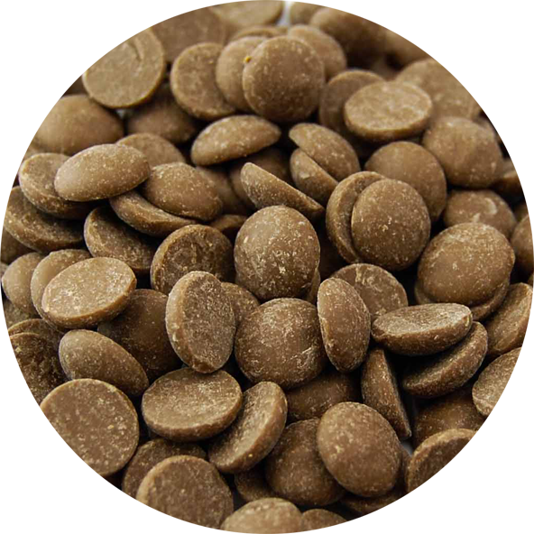 Шоколад Callebaut молочный в галетах 33,6% 2,5кг