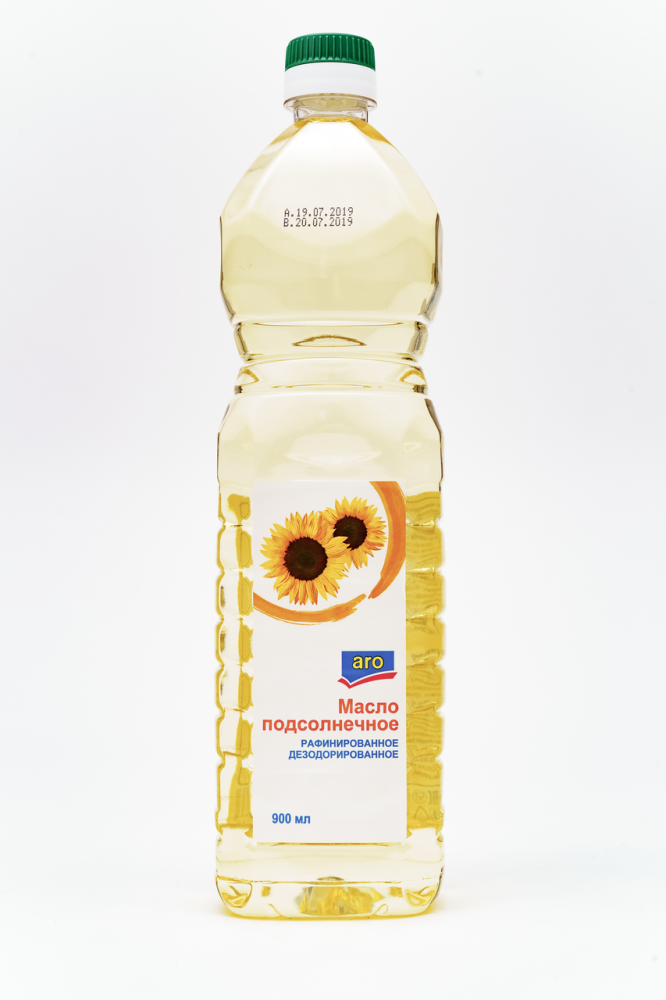 Масло подсолнечное ARO 0,9 л