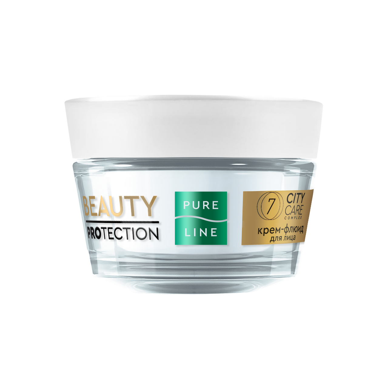 Крем-флюид для лица Чистая Линия Pure line с гиалуроновой кислотой и витаминами С и Е, 45мл