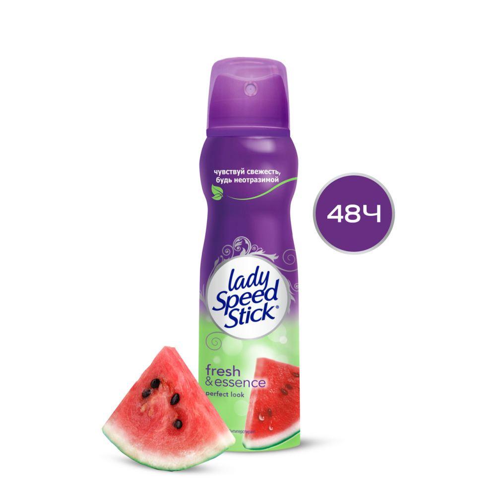Дезодорант-антиперспирант Lady Speed Stick спрей Fresh &amp; Essence Арбуз женский 150 мл