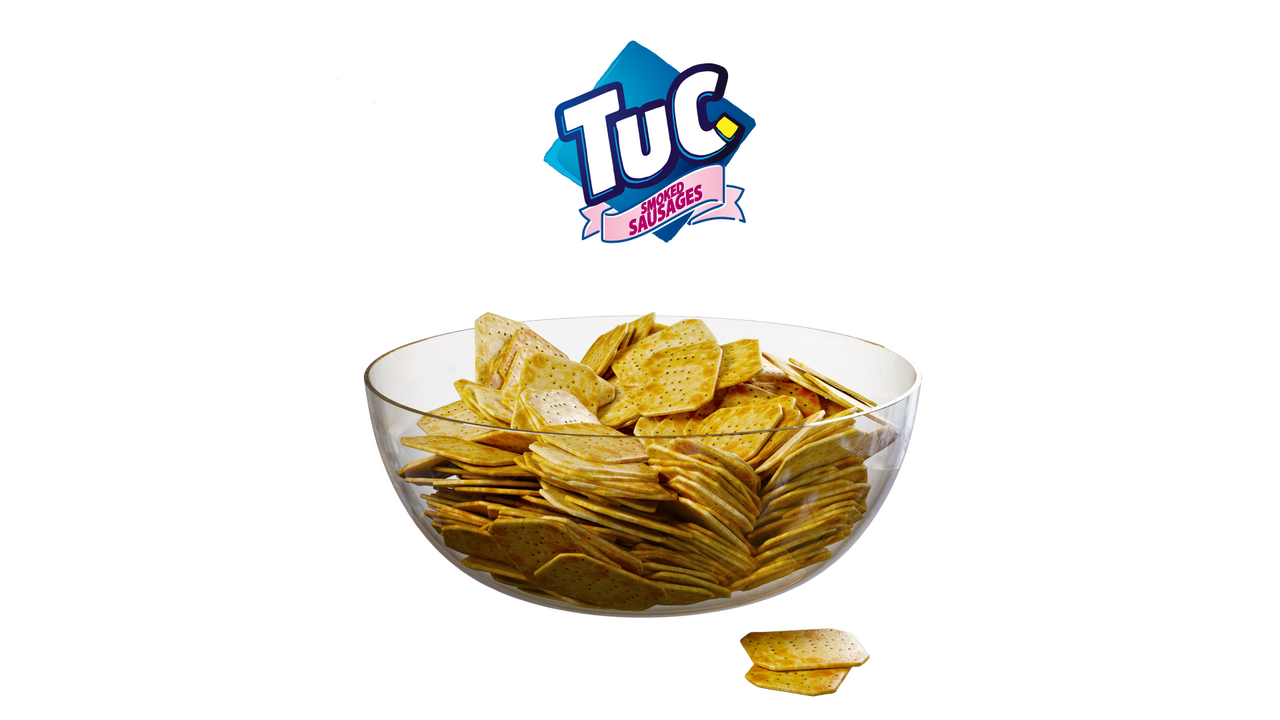 Крекер TUC со вкусом Копченые колбаски 100г