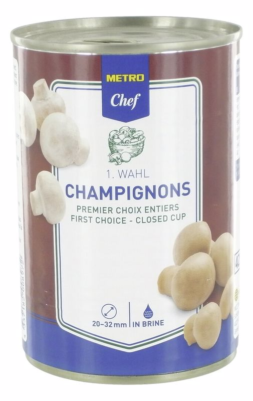 METRO Chef Шампиньоны консервированные целые, 425мл