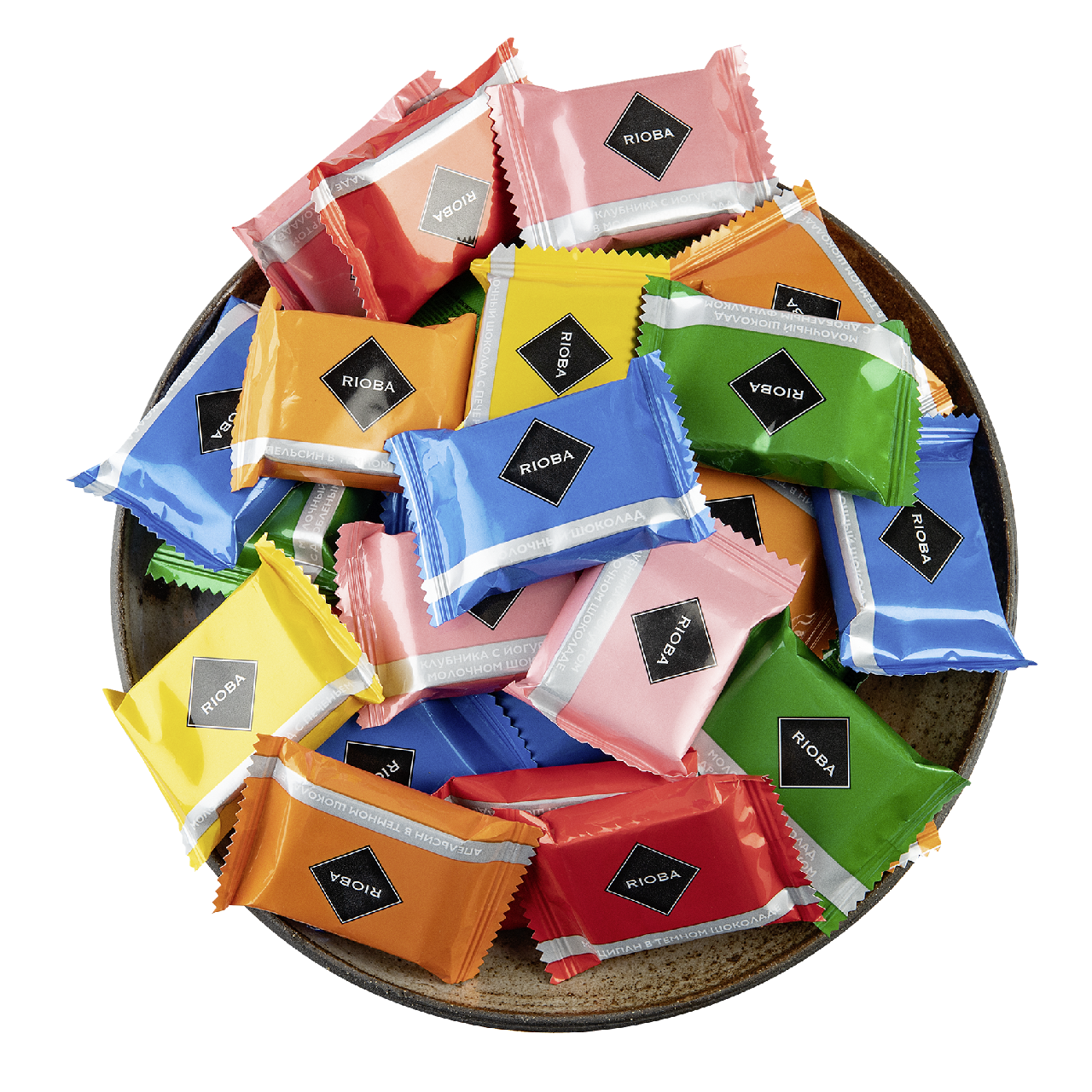 RIOBA Мини-шоколад Ассорти 6 вкусов, 800г