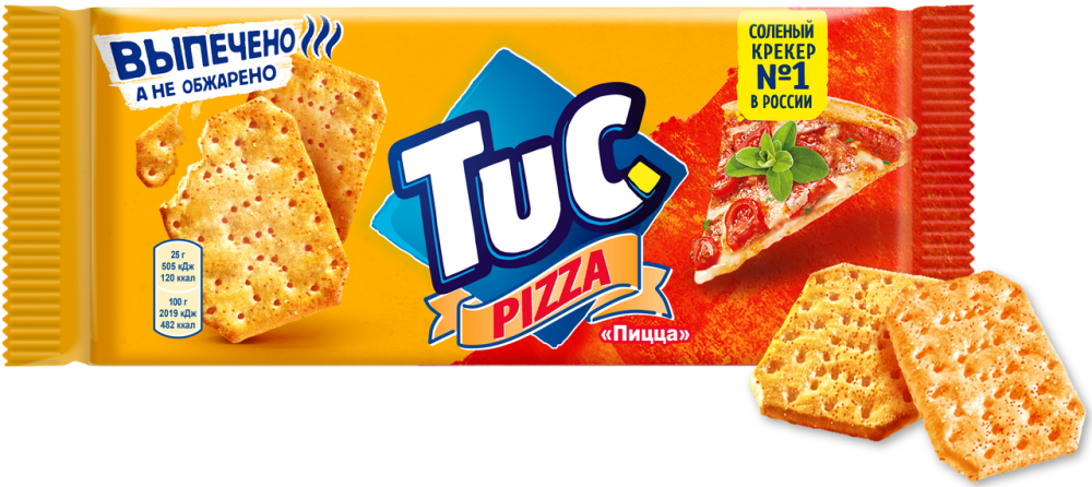 Крекер TUC со вкусом "Пицца", 100г
