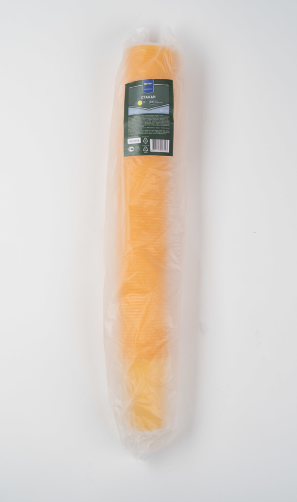 Стакан Metro Professional пластиковый желтый 200 мл