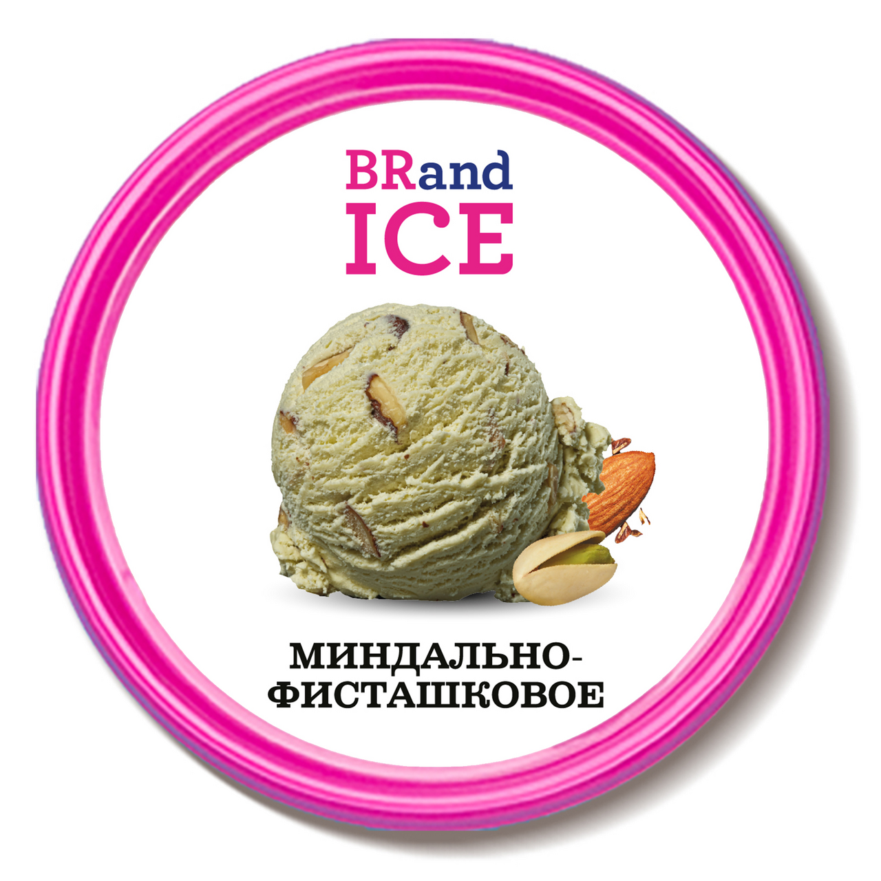 Мороженое Brandice миндаль-фисташка, 1л Мороженое Brandice миндаль-фисташка, 1л