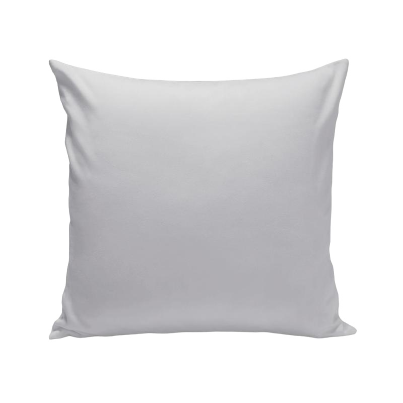 Tarrington House Наволочка серая сатин на молнии, 70 x 70см