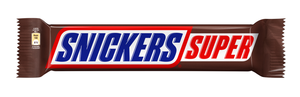 Шоколадный батончик Snickers Super 80г