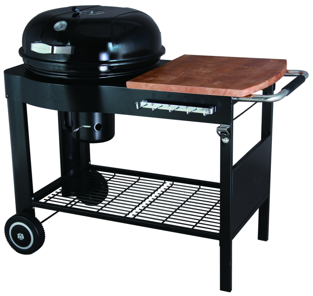 Гриль-тележка Tarrington House угольный со столом 104 x 61 x 133 см