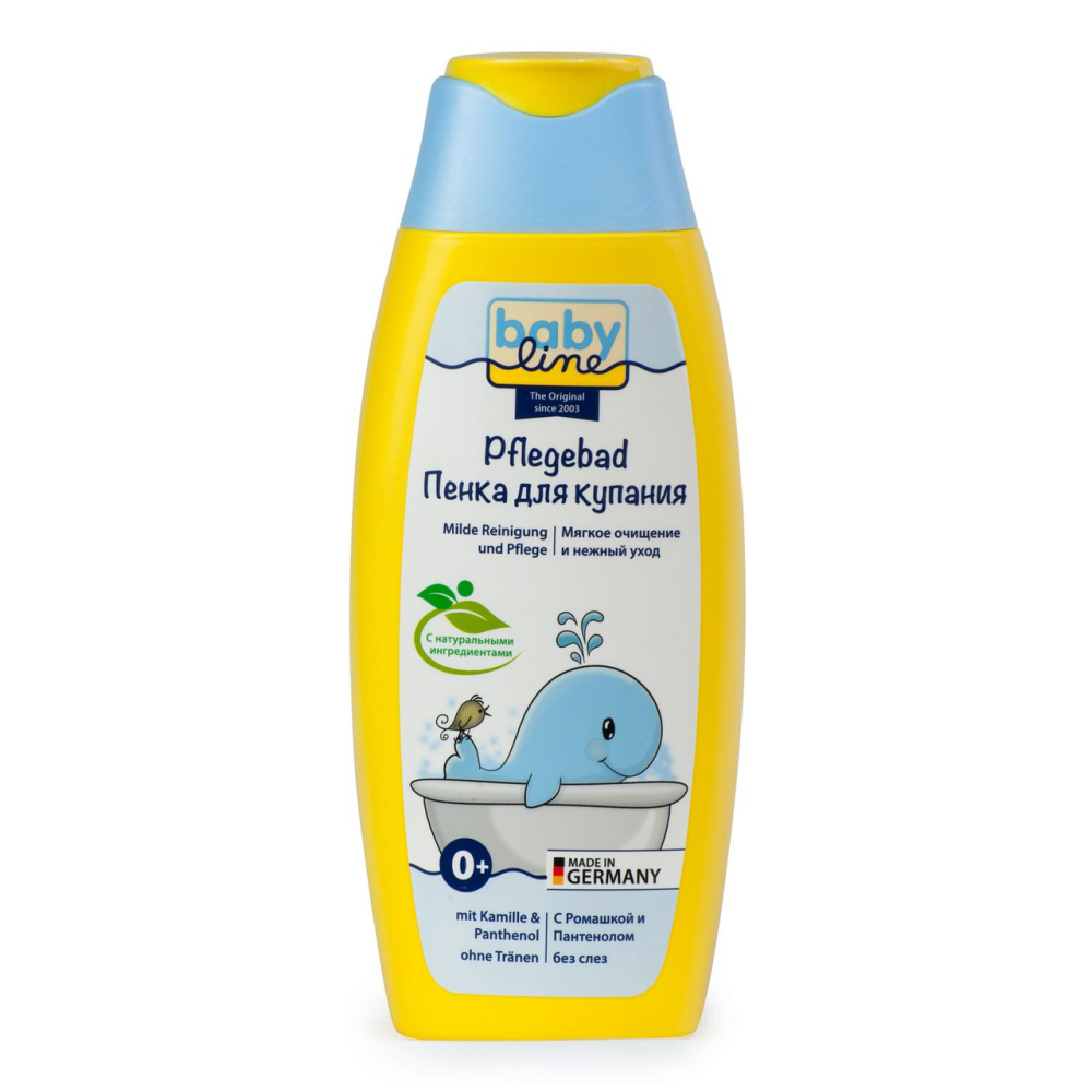 Пенка Baby Line длч купания с ромашкой и пантенолом, 250мл Пенка Baby Line длч купания с ромашкой и пантенолом, 250мл
