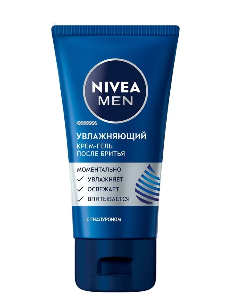 Крем-гель Nivea Men после бритья с гиалуроном увлажняющий, 50г Крем-гель Nivea Men после бритья с гиалуроном увлажняющий, 50г