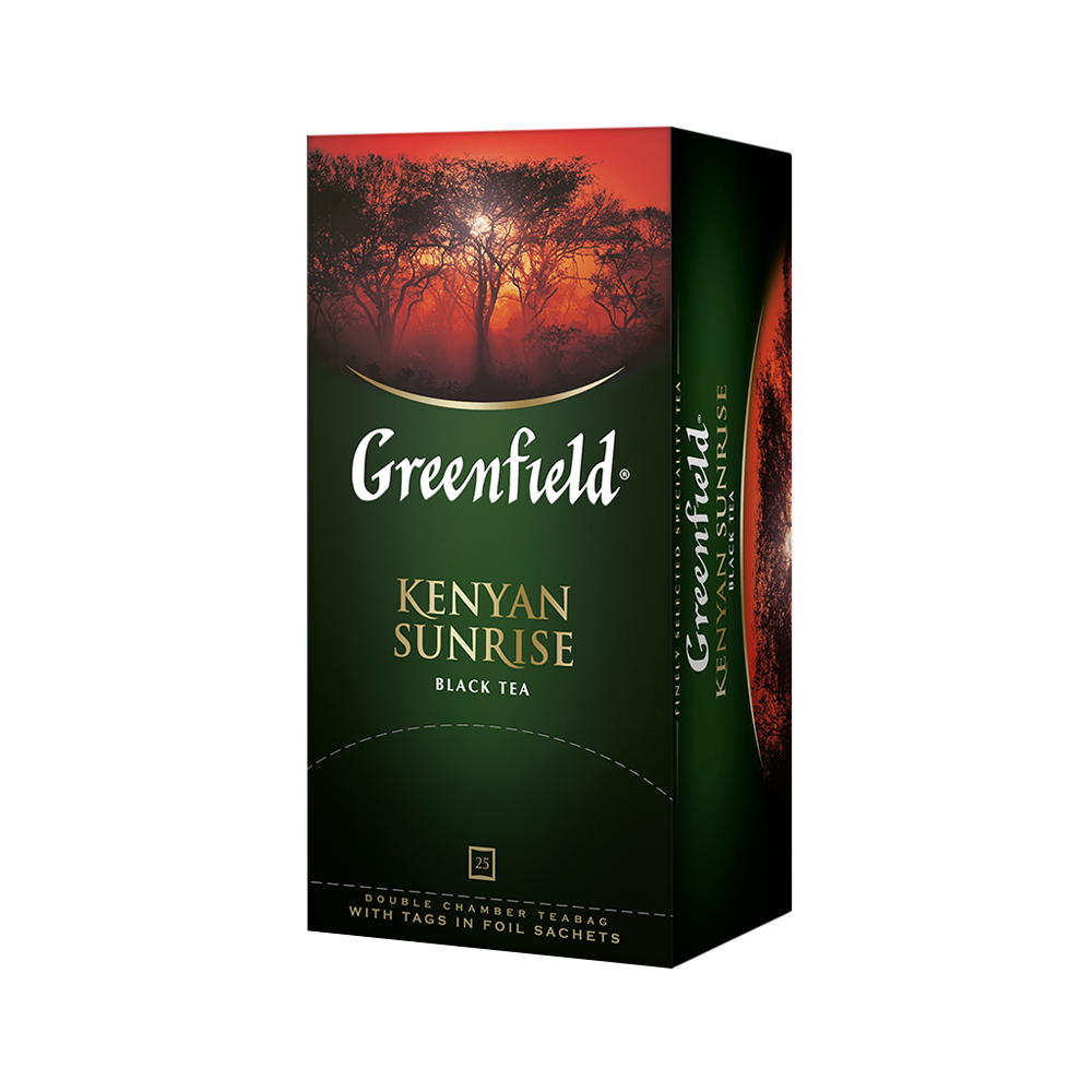 Чай Greenfield черный Kenyan Sunrise 25пак*2г