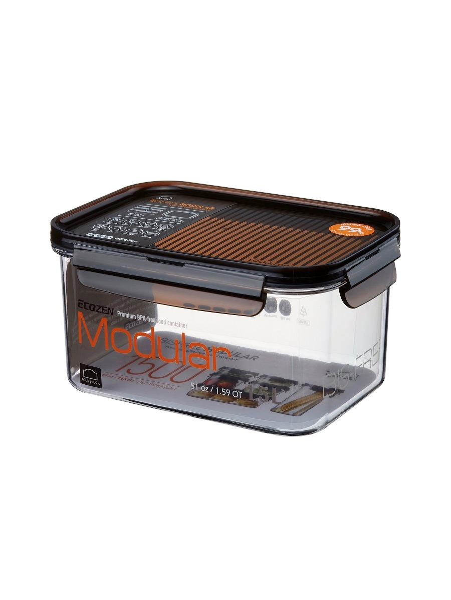 Контейнер для еды Lock & Lock Modular LBF405, 1.5л