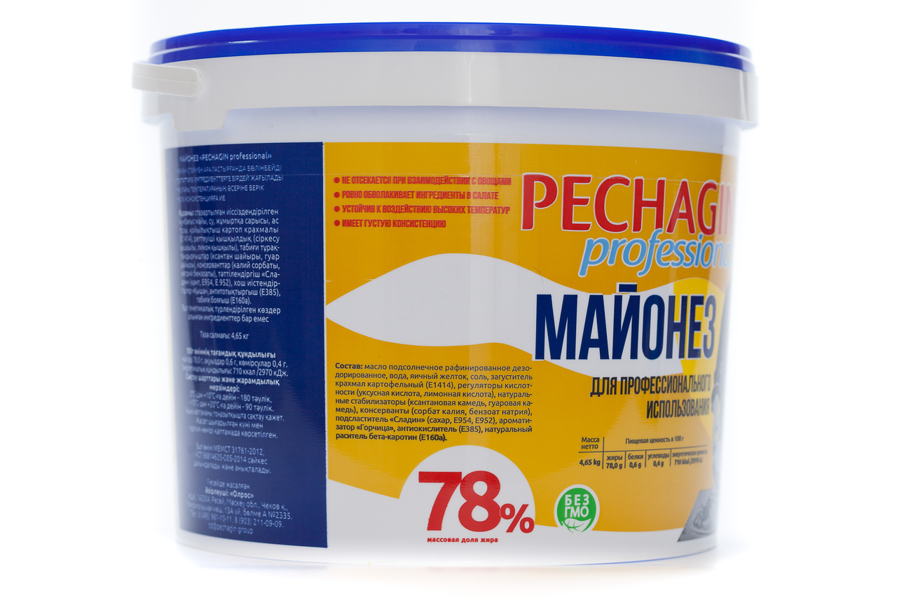 Майонез Pechagin Professional 78% ведро, 5л