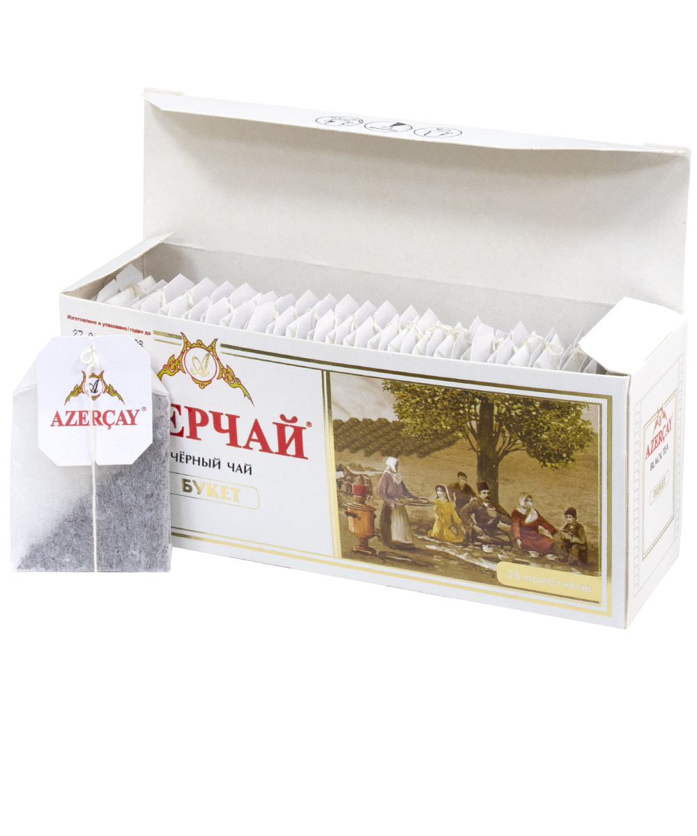 Чай Азерчай черный букет (2г x 25шт), 50г