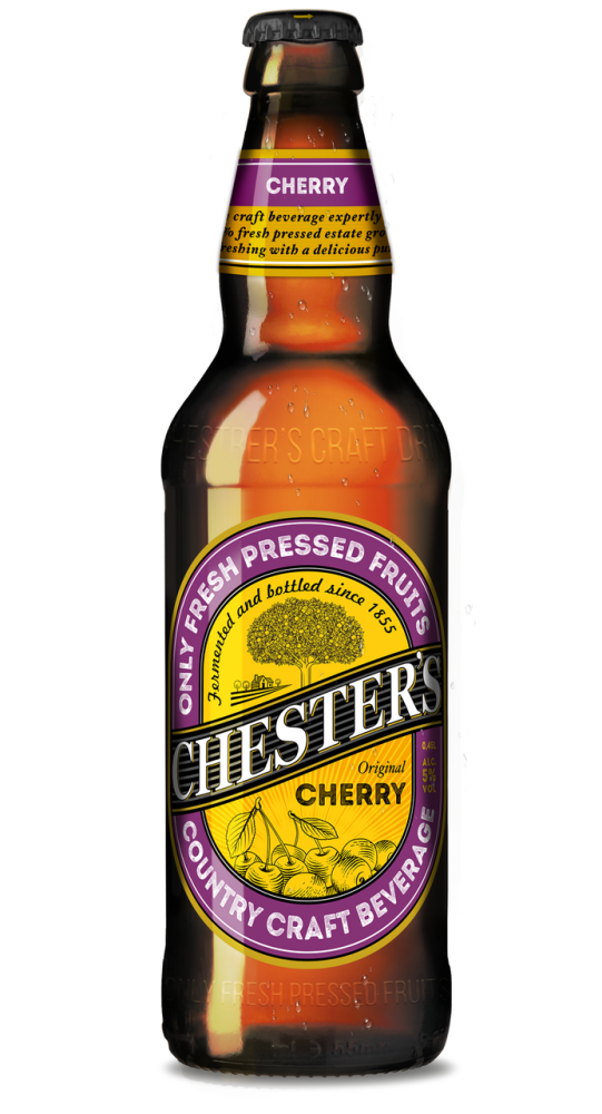 Пивной напиток Chester's вишневый полусладкий, 0.45л