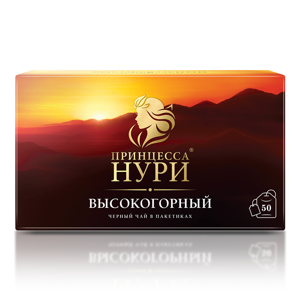 Чай черный Принцесса Нури Высокогорный в пакетиках 2 г 50 шт
