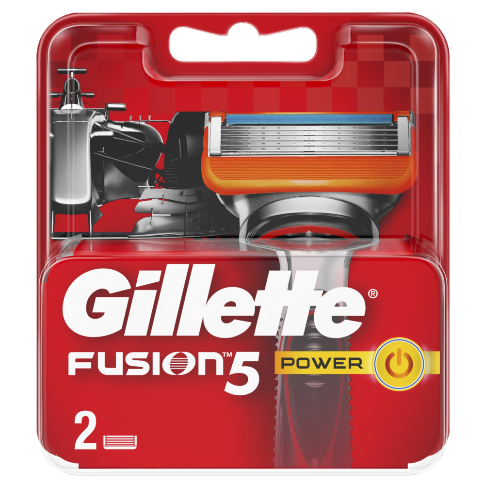 Кассеты сменные Gillette Fusion Power для бритвенного станка 2шт