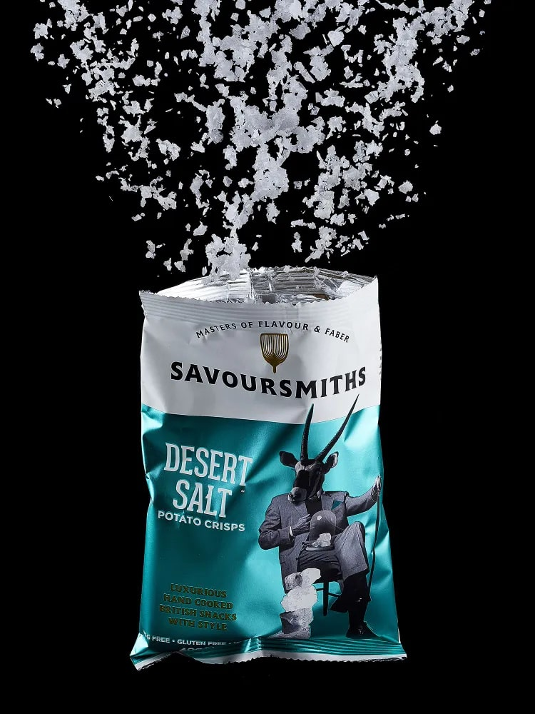 Чипсы Savoursmiths с солью пустыни, 150г