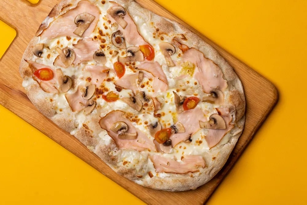 Пицца Zotman Ветчина и грибы замороженная, 420г