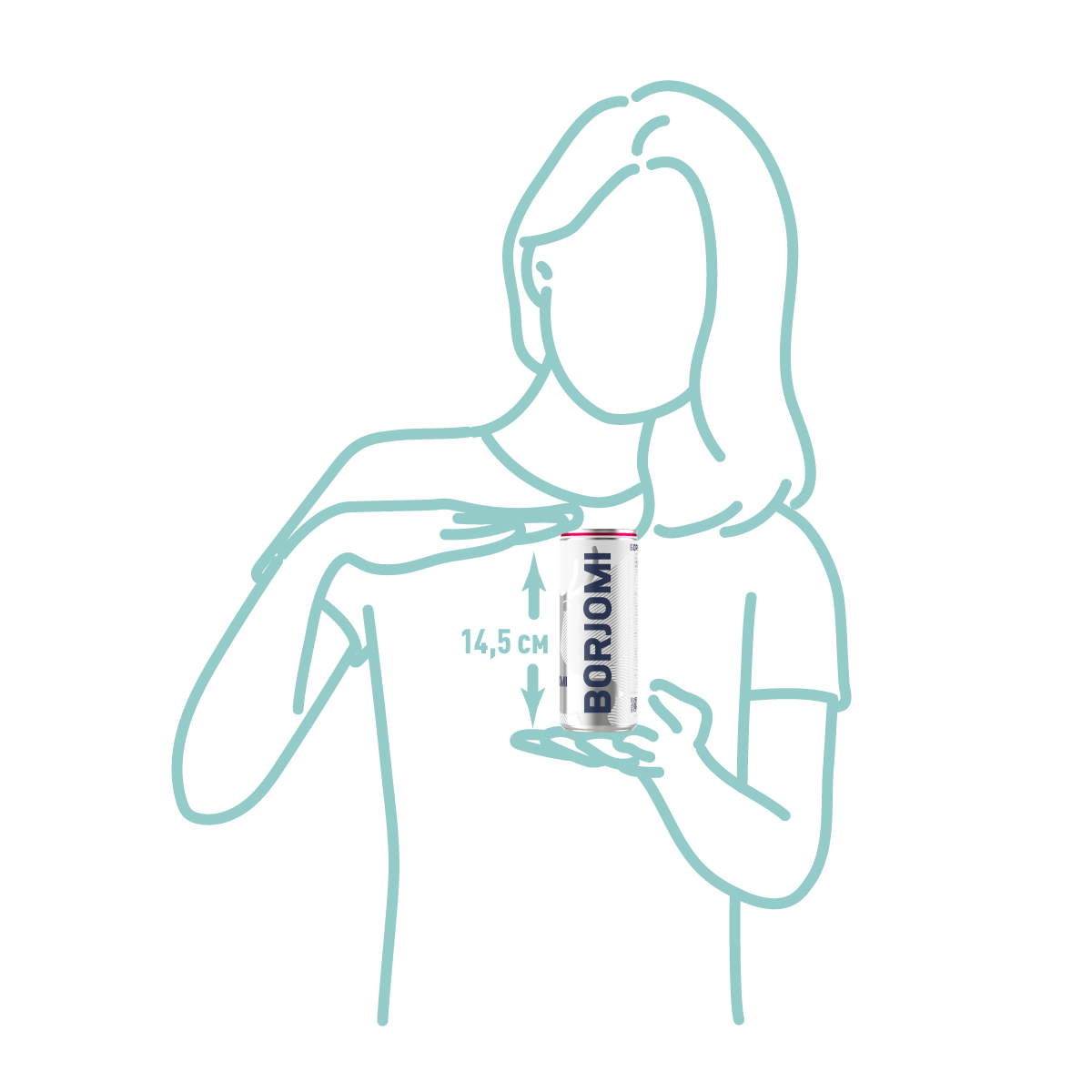 Вода природная минеральная Borjomi 0,33 л ж/б