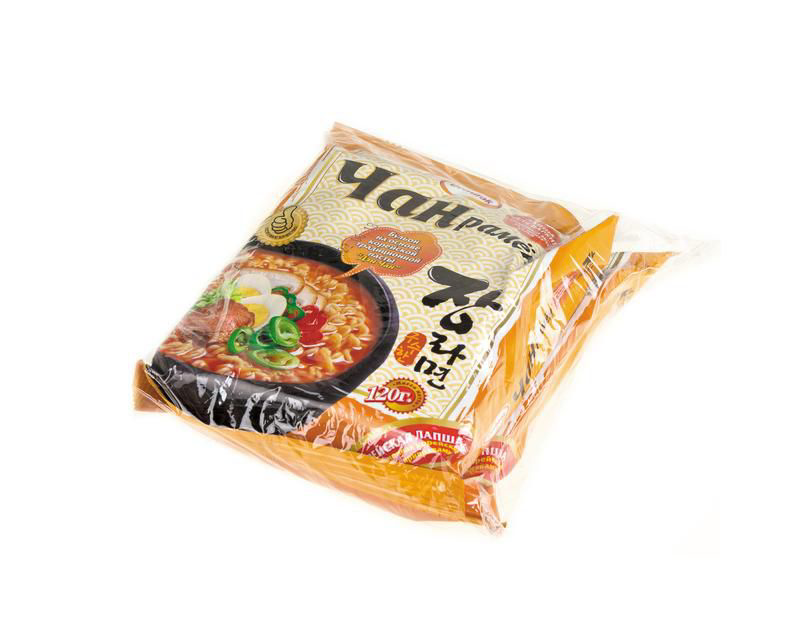Лапша Доширак корейская быстрого приготовления с приправами "Чан рамён" 120г