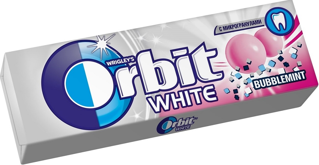 Жевательная резинка Orbit Bubblemint мультипак 10шт по 13.6г