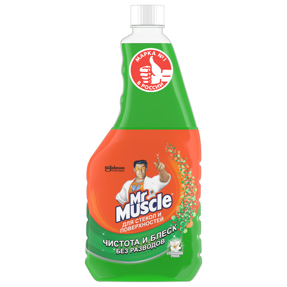 Средство для мытья стекол Mr. Muscle Утренняя роса, 500мл