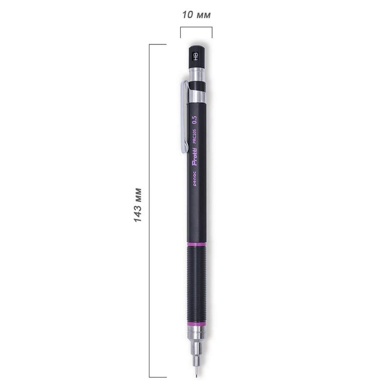 Карандаш Penac Mex Protti PRC 105 HB блистер, 0.5мм