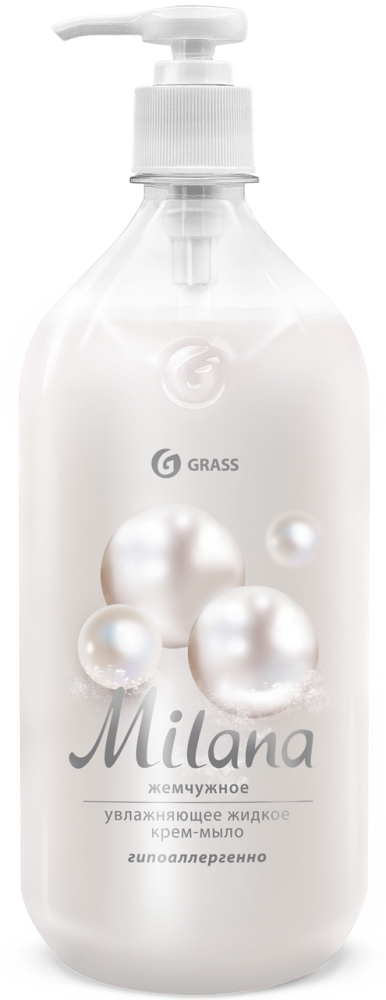 Мыло жидкое Grass Milana жемчужное, 1л
