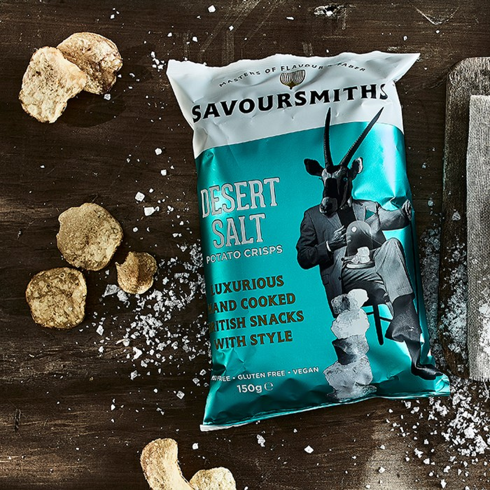 Чипсы Savoursmiths с солью пустыни, 150г