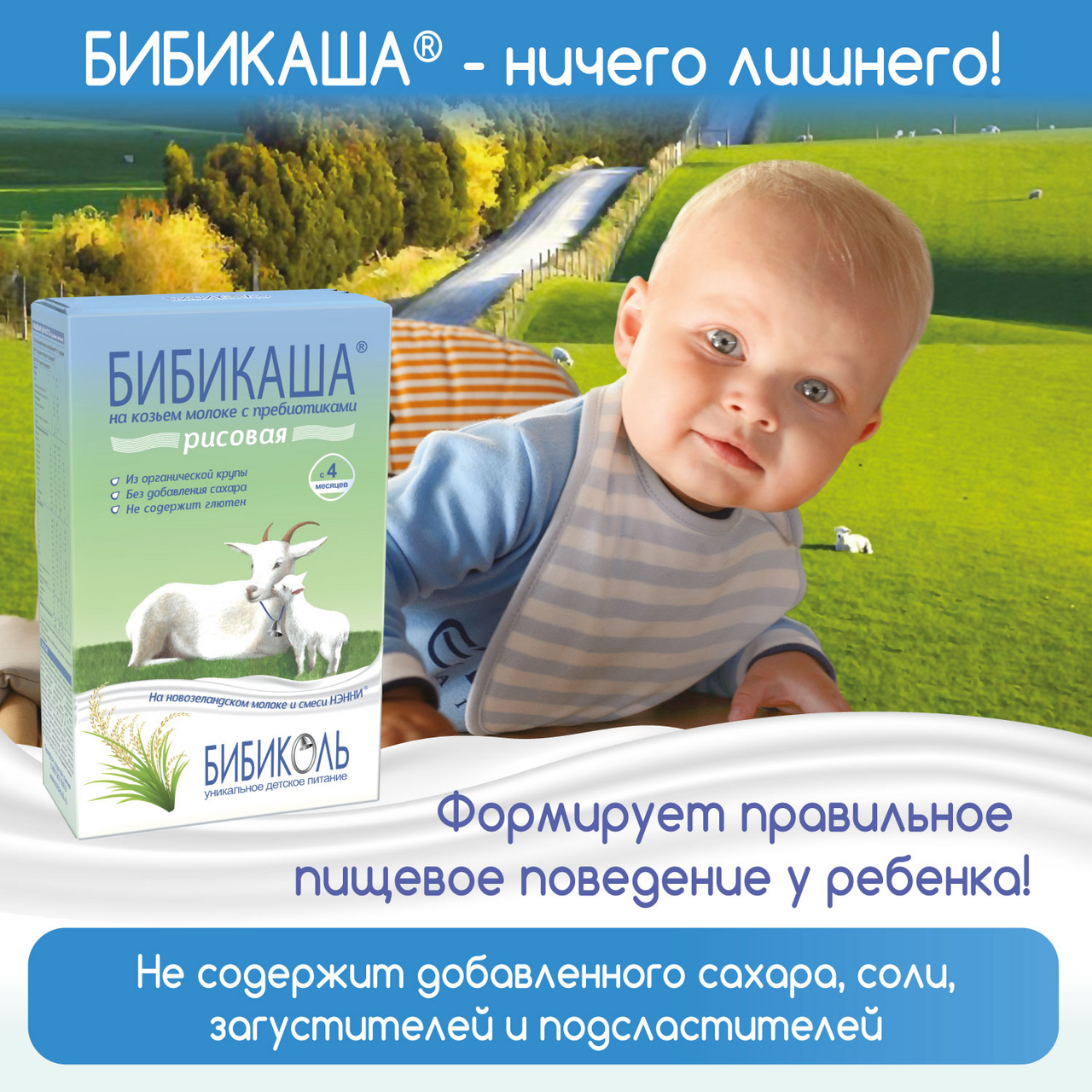 Каша Бибикаша рисовая, 200г