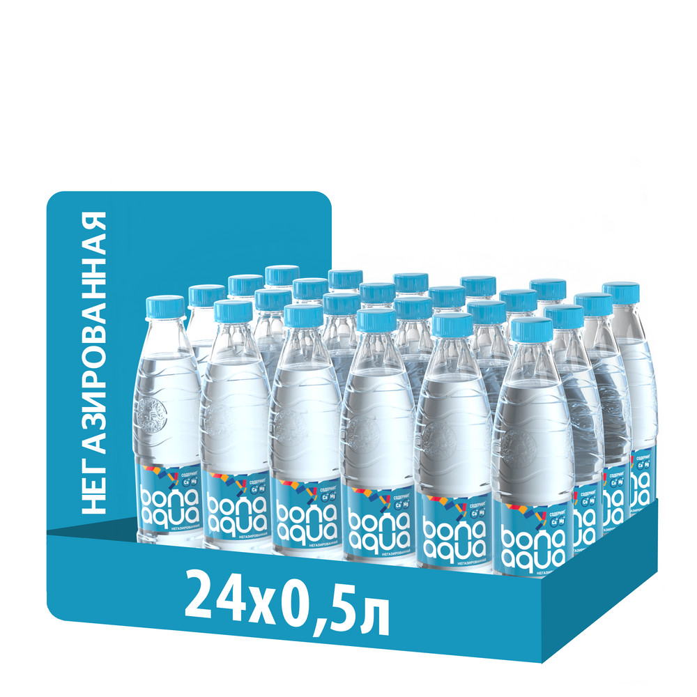 Вода BonaAqua негазированная, 500мл