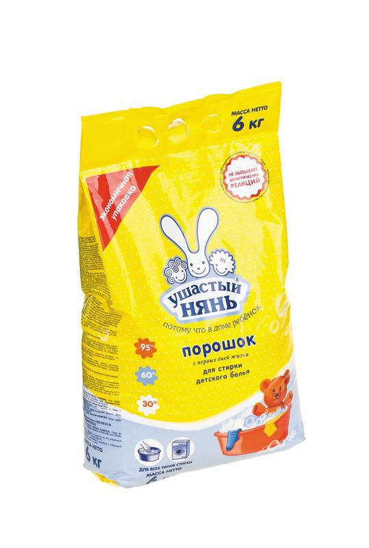 Стиральный порошок для детского белья Ушастый нянь 6 кг