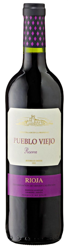 Вино Pueblo Viejo Rioja Reserva красное сухое, 0.75л
