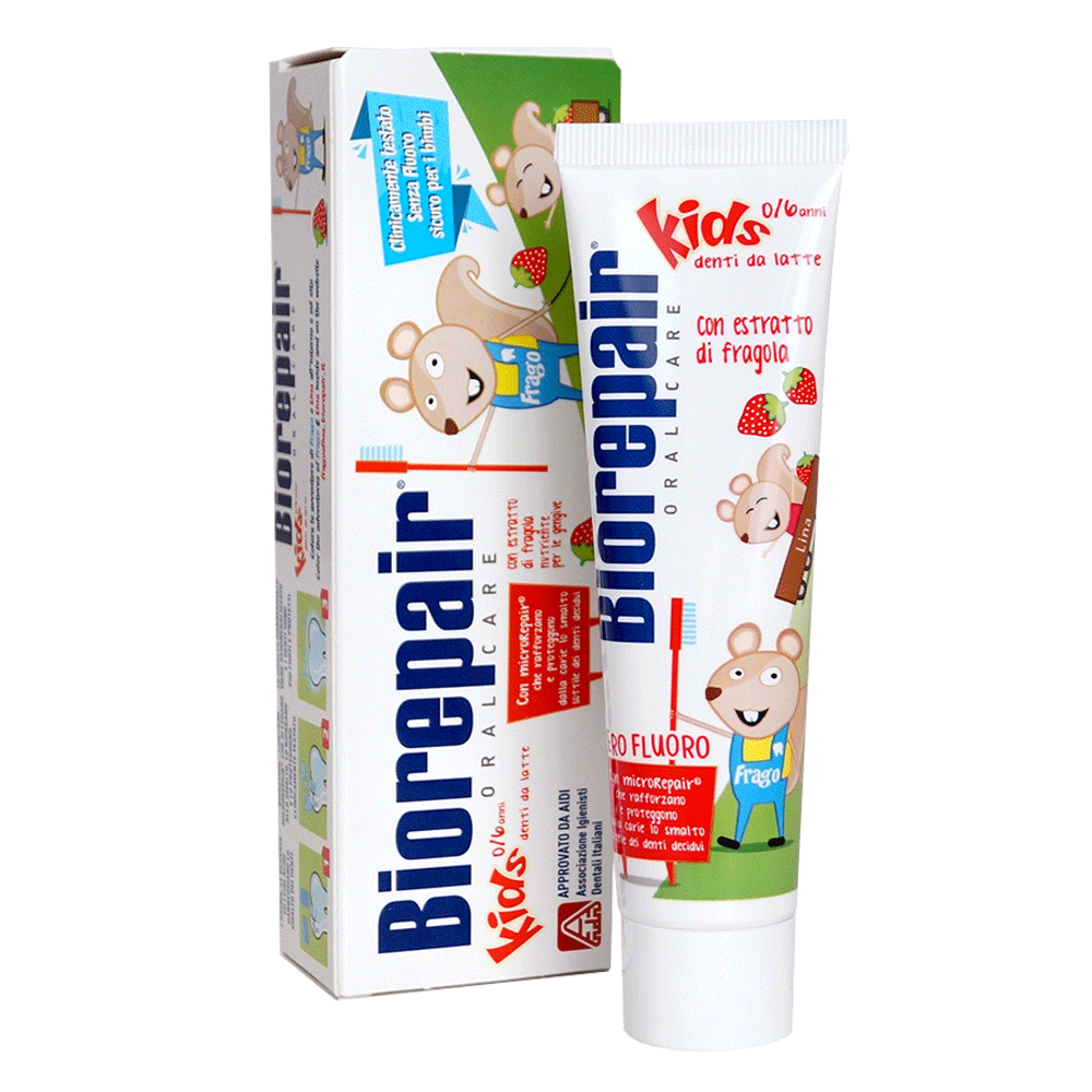 Зубная паста Biorepair Земляника детская, 50мл