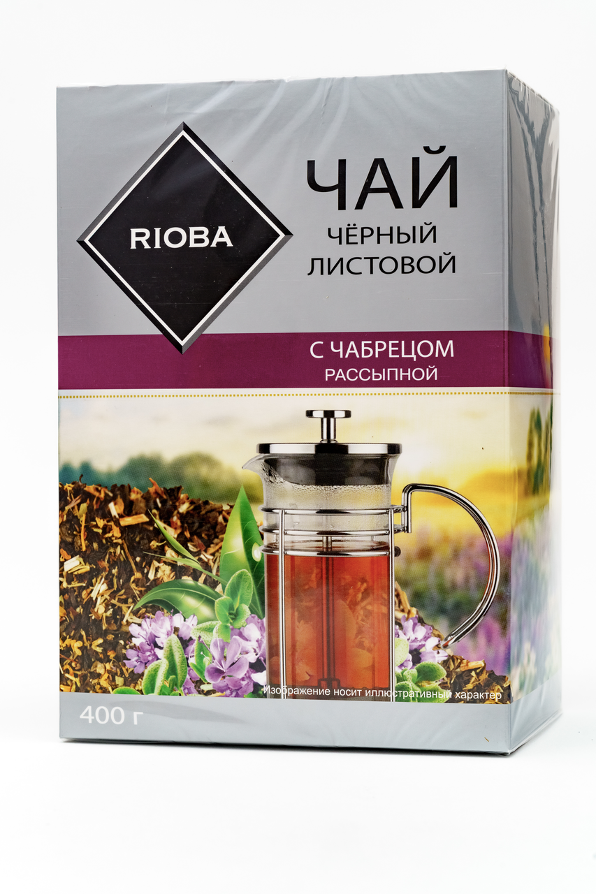 Чай RIOBA С чабрецом черный, 400 г