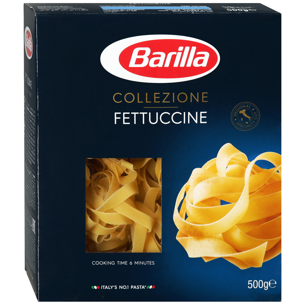 Barilla макароны. Макароны Barilla Fettuccine 500г. Феттучине Barilla 500г гнезда. Паста Barilla феттучине (Fettucine semola) 500гр. Макаронные изделия Barilla Fettuccine 500 г.