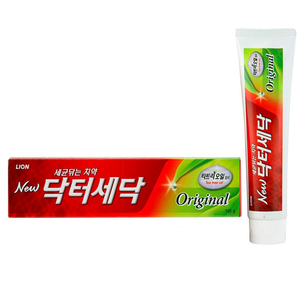 Зубная паста CJ Lion Dr. Sedoc антибактериальная с ароматом масла чайного дерева 140г