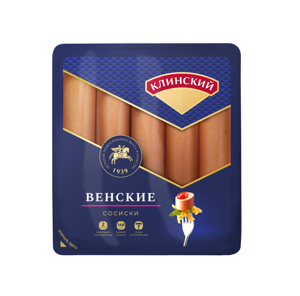 Сосиски Клинский Венские 470 г