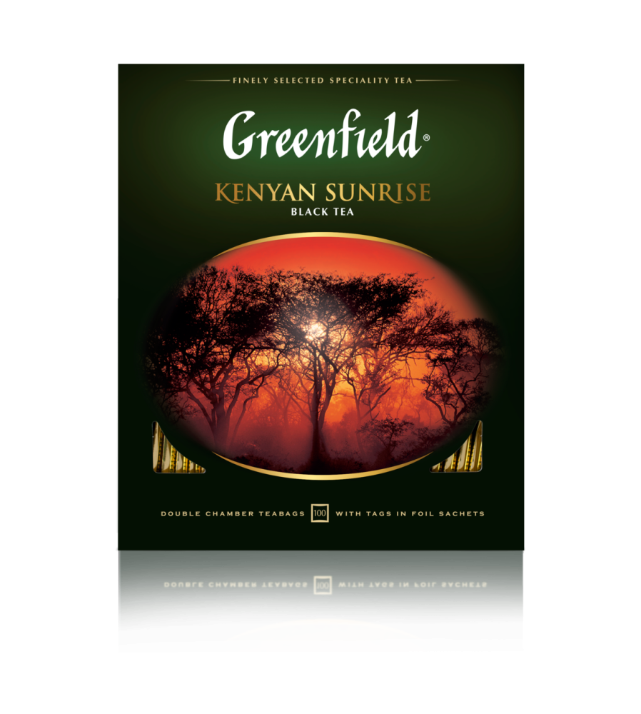 Чай Greenfield черный Kenyan Sunrise 100пак*2г