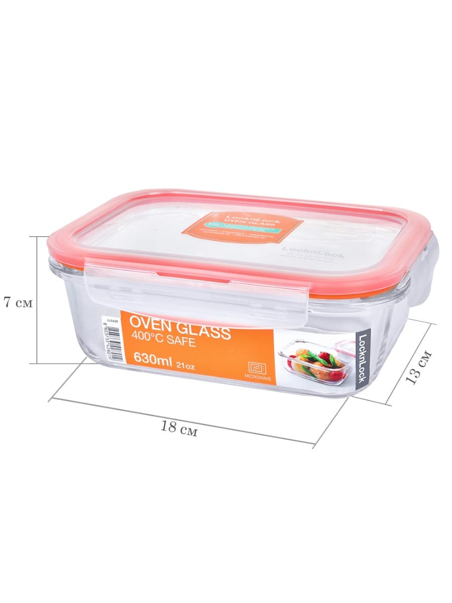 Контейнер Lock&Lock Glass LLG221 630 мл прозрачный