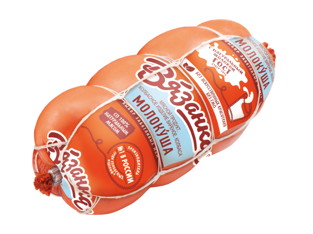 Колбаса Вязанка молокуши вареная, 450г