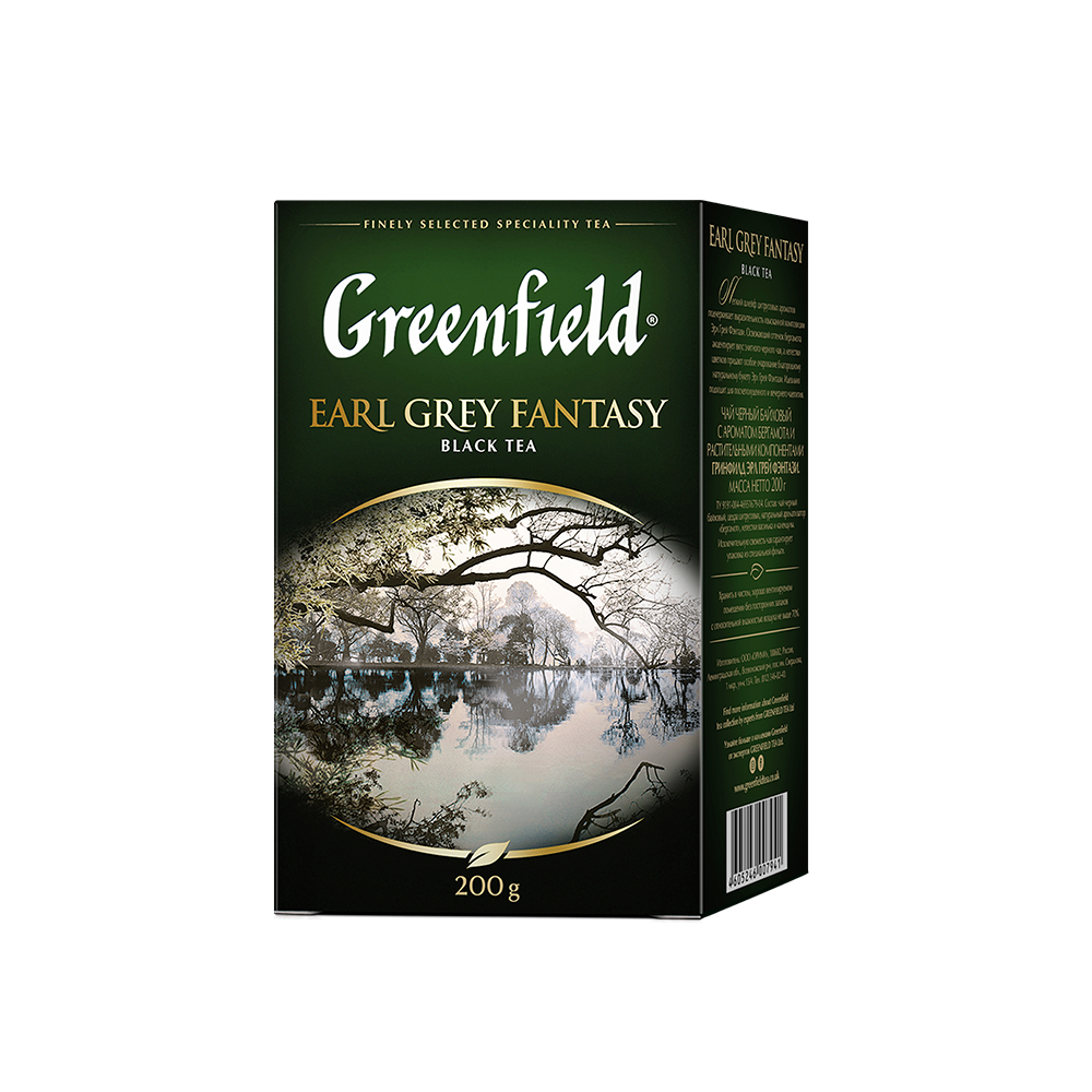 Чай Greenfield Эрл Грей Фантази черный, 200г
