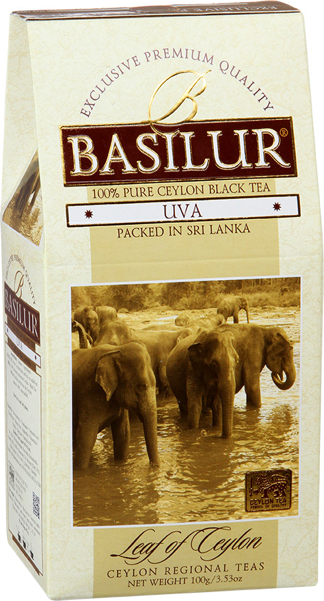 Чай Basilur Leaf of Ceylon Uva черный листовой 200 г