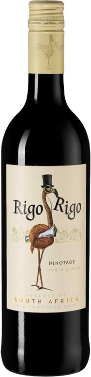 Вино Rigo Rigo Pinotage красное сухое, 0.75л