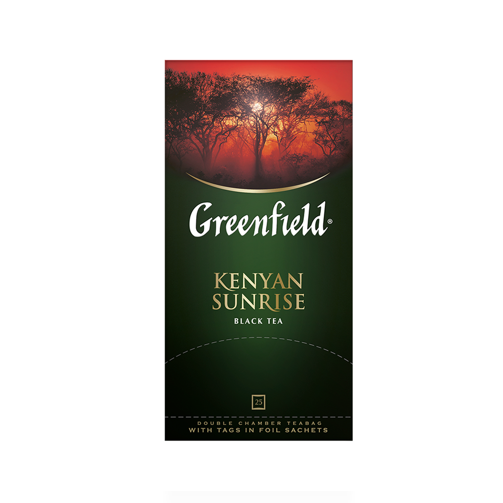 Чай Greenfield черный Kenyan Sunrise 25пак*2г