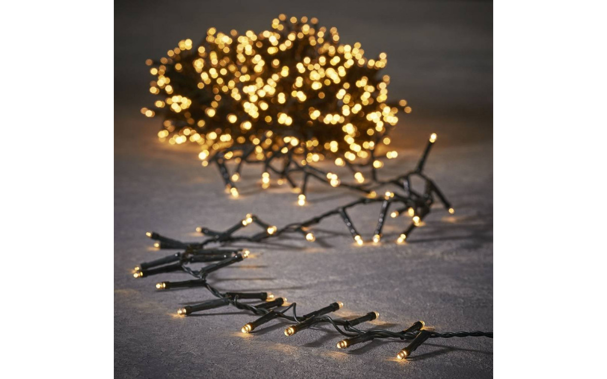 Гирлянда нить Luca Lighting теплый белый 550Led, 11м