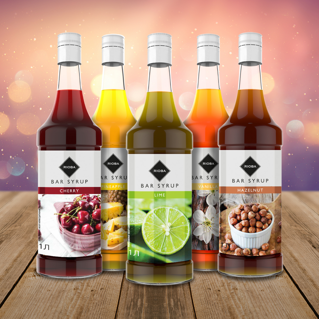 RIOBA Сироп лайм, 1л RIOBA Сироп лайм, 1л