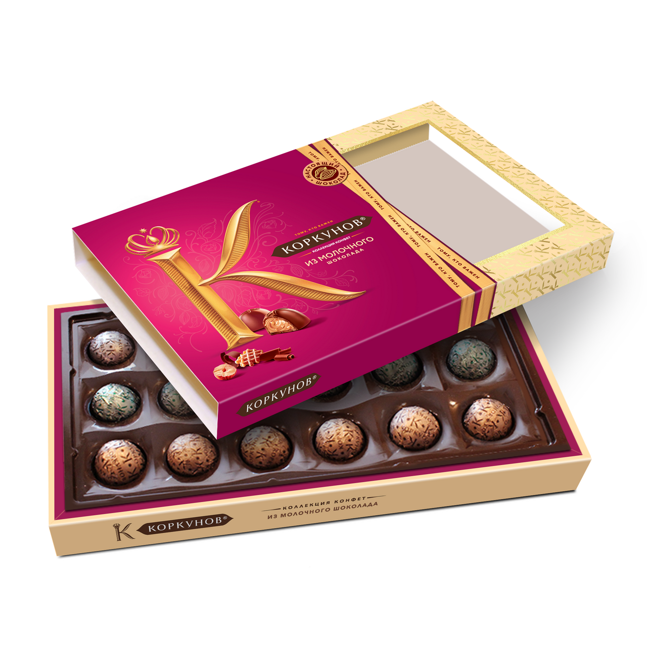 Конфеты A.Korkunov молочный шоколад ассорти, 165г Конфеты A.Korkunov молочный шоколад ассорти, 165г